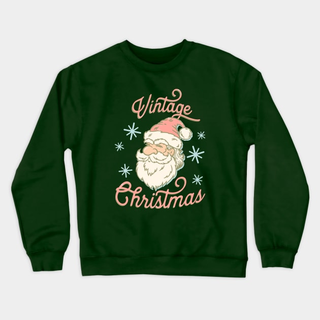 Vintage Christmas Crewneck Sweatshirt by Sir13